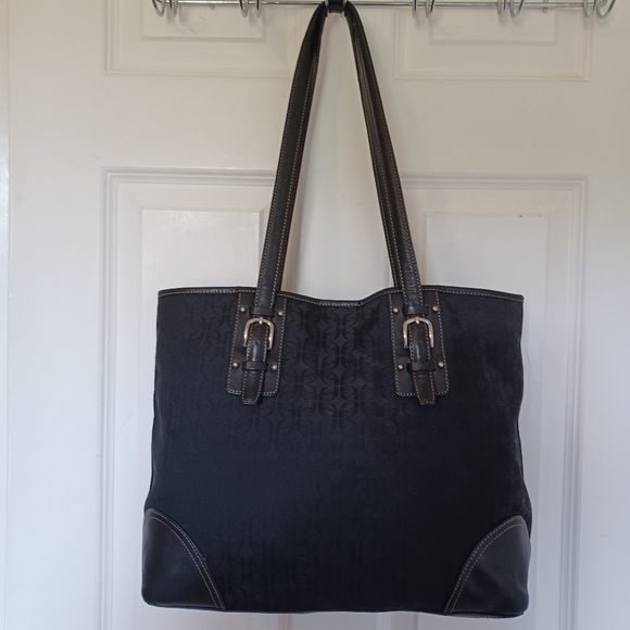 Fossil Canvas and Leather Jacquard Signature Purse - Picture 3 of 7